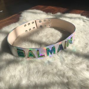 Rare Holographic Balmain Belt